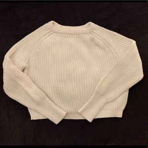 American Apparel Cropped Long Sleeve Pullover